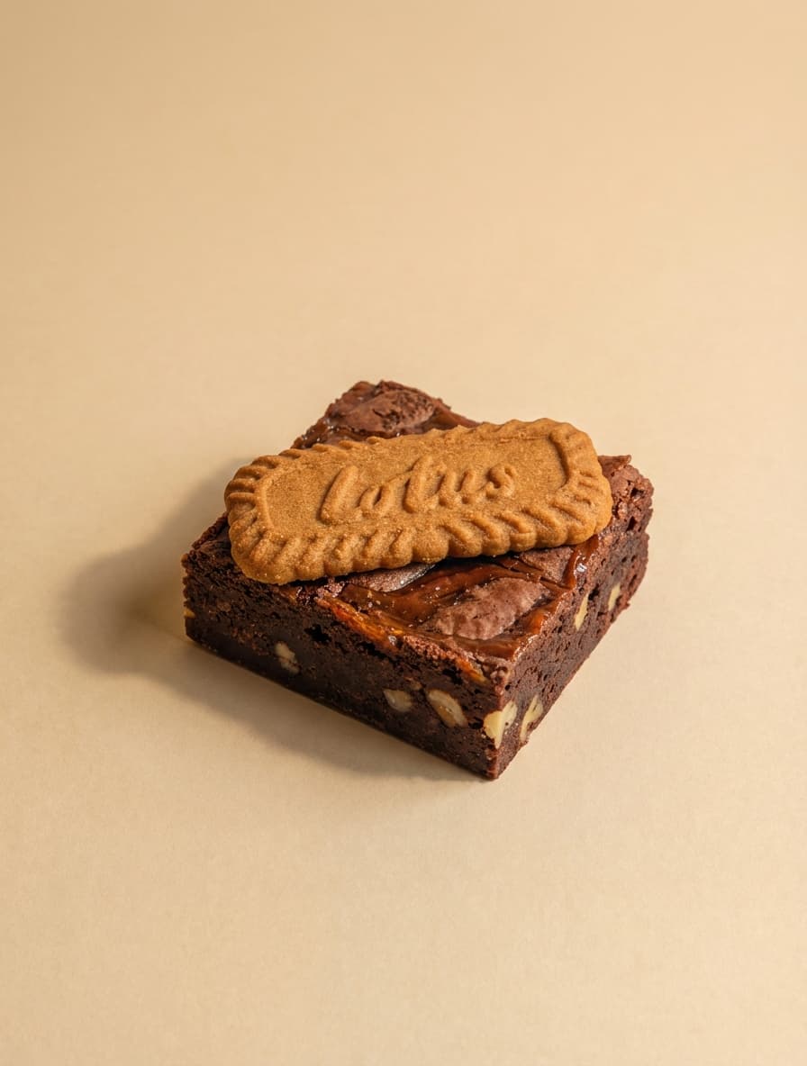 Karameļu braunijs ar bisscoff